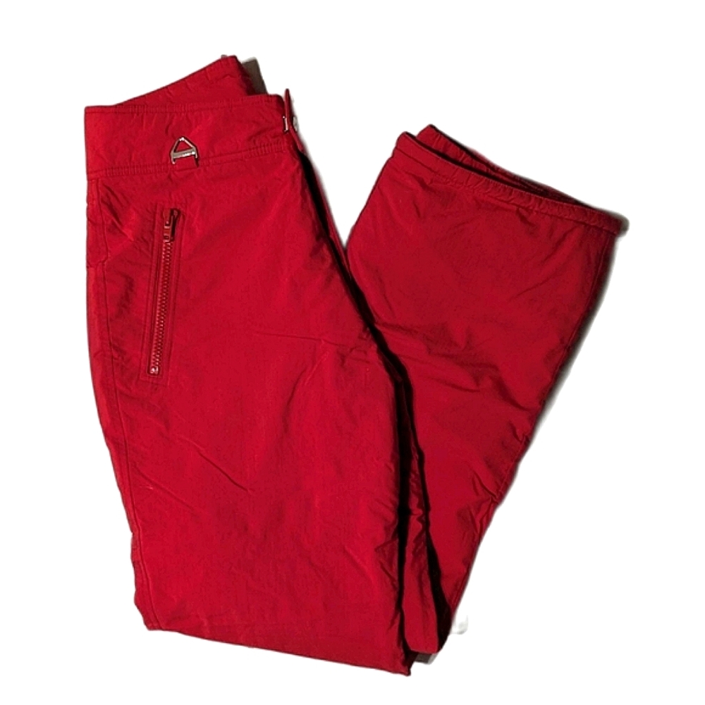 Vintage Tyrolia By Head Red Ski Snow Pants Size 34 Celtech Waterproof Technical